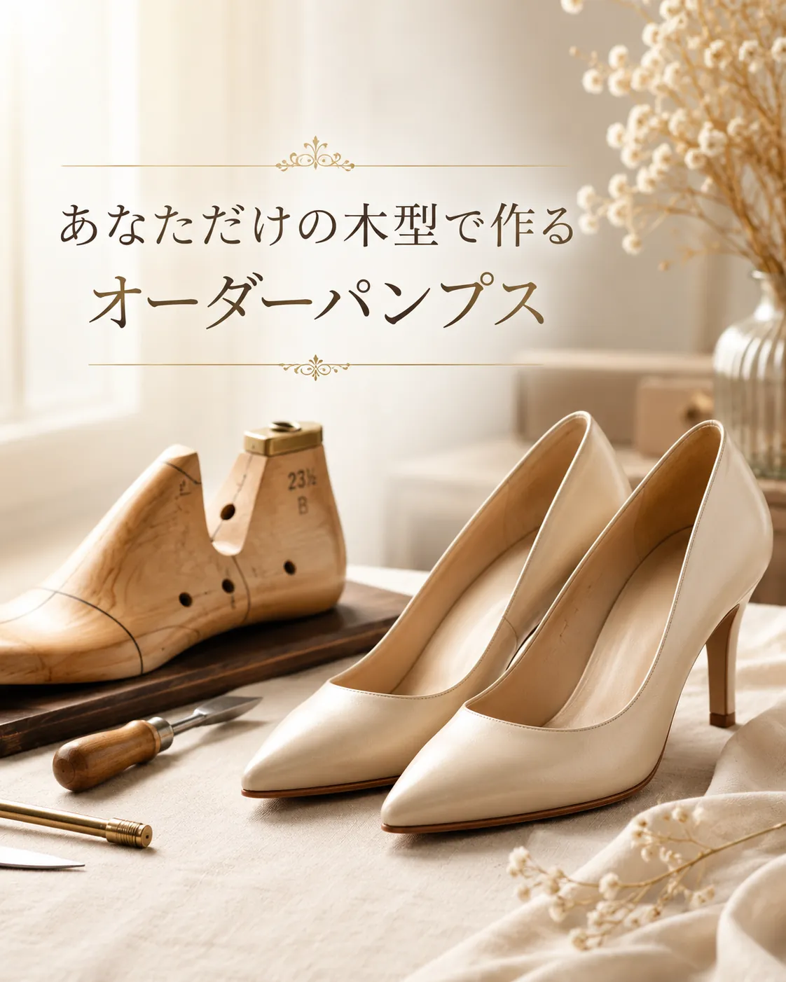 あなただけの木型で作るi/288オーダーパンプス